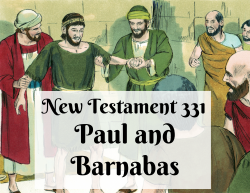 NT 331 - Paul and Barnabas